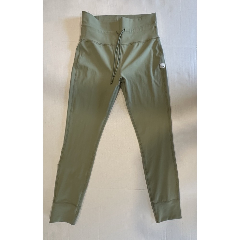 Vuori Leggings Joggers Draw String Sage Green Size Medium Active